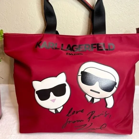 Karl Lagerfeld Paris large tote limited edition NWOT